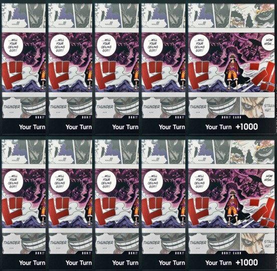 ルフィ vsカイドウ 10枚セット【ドンカード】【英語版】 - カード 